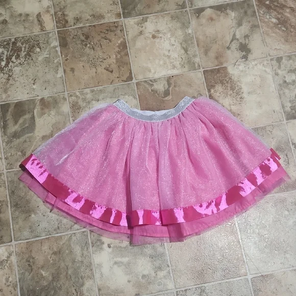 Disney Pink and White Tulle Skirt for Kids Sz S-6- 6X. - Picture 3 of 6